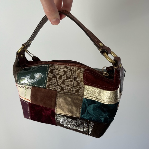 Vintage Mini top handle Coach patch purse - Picture 7 of 10